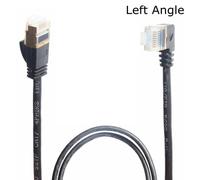 3M Left Ultra Mince CAT7 Câble Ethernet RJ45 Droite Gauche plus Bas Angle Câble Réseau UTP Cordon De Raccordement 90 Degrés 10Gbps Cat 7 Câbles Lan