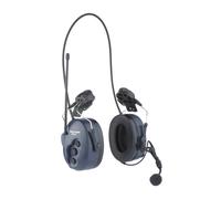 3M LiteCom avec fixation pour casque, radio PMR 446 intégrée, y compris microphone boom, SNR = 33 dB, bleu x1 morceau