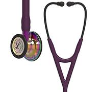 3M Littmann Stéthoscope de diagnostic Cardiology IV, Édition Rainbow Brillant, tubulure prune, base violet et lyre noire, 6239