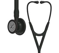 3M Littmann Stéthoscope de diagnostic Cardiology IV, tubulure noire, Black Edition, 69 cm, 6163