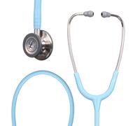 3M Littmann Stéthoscope de surveillance Classic III, pièce thoracique en acier inoxydable, tube bleu marine, 5912C