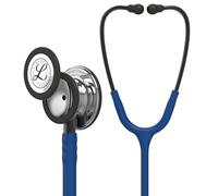 Stéthoscope Littmann Classic III. stéthoscope de surveillance double pavillon - Édition Miroir Bleu marine
