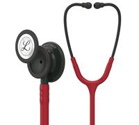 3M Littmann Stéthoscope de surveillance Classic III, tubulure bordeaux, Black Edition, 69 cm, 5868
