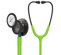 Stéthoscope Littmann Classic III. stéthoscope de surveillance double pavillon - Smoke Edition Citron vert - Base bleue