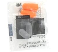 WWYE Lot de 20 paires de bouchons d'oreille 3M 1100 en mousse souple SNR 37 dB Idéal pour dormir, voyager, étudier, travailler, bruit fort
