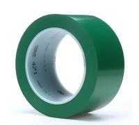 3M - Lot de 24 Ruban adhésif vinyl 471, Vert, 50,8 mm x 33 m