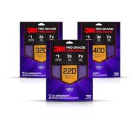 3M Lot de 3 feuilles de ponçage plus rapides de qualité professionnelle, dos antidérapant - grains assortis 220/320/400 - 22,9 x 27,9 cm - 9 feuilles de chaque