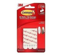 3M Lot de 6 Command Medium Mounting Refill de 9 Strips