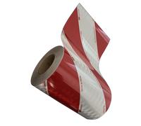 3M marquage de signalisation automobile 823i, rouge/blanc, sens horaire, 1220 mm x 45,7 m x1 morceau