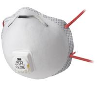3M Masque antipoussières 8833 FFP3 avec soupape