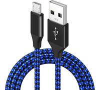 3M Micro USB Cable,Micro Pair Male USB 2.0A Cable,Android Micro USB Fast Charging Cable Data Transfer Speed 480Mbps,Compatible with Samsung Galaxy S7 S6,Sony,LG,PS4