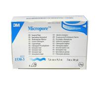 3M Micropore Lot de 12 rouleaux de ruban chirurgical 2,5 cm x 9,1 m