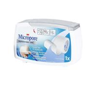 3M Sparadrap Micropore microporeux peaux sensibles blanc 2,5 cm x 9,14 m