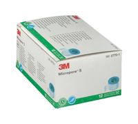 3M™ Micropore™ S Sparadrap adhésif chirurgical 2,5 cm x 5 m Pansement(S) 12 pc(s)