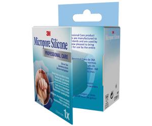 3M Micropore Silicone Sparadrap 2,5cm x 5m Pièce 1 (27751FR)