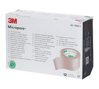 3M™ Micropore™ Sparadrap Chirurgical Chair 2,5 cm x 9,1 m Bandage(S) 12 pc(s)