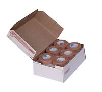 3M Micropore Sparadrap chirurgical hypoallergénique Marron clair 1,25 cm x 9,1 m Lot de 24