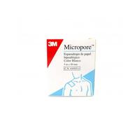 3M Micropore Sparadrap En Papier Blanc Hypoallergénique 5mmx5m