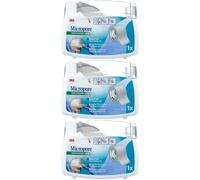 3M Micropore Sparadrap Microporeux 2,5 cm x 9,14 m 1530-1/D Rubans 3x1 pc(s)