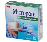 3M Micropore™ Sparadrap microporeux 5 m x 1,25 cm Pansement(S) 1 pc(s)