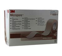 3M Micropore Sparadrap Skin Tone Rouleau 2,50cm x 9,14m Pièces 12 (15331)