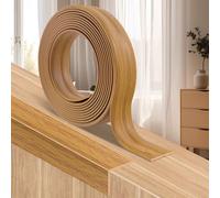 3M Moulure murale décorative, Baguette d'angle, Plinthe & Cornière PVC (Auto-adhésive) - Facile à poser et résistante - Protection des bords pour murs, sols, meubles (Chêne Jaune, 2CM)