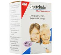 3M Opticlude Junior Compresses Oculaires Mini 63x48mm Pièces 20 (1537)