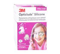 3M Opticlude Pansements Orthoptiques En Silicone Fille Midi 50 Unités