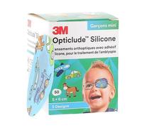 3M Opticlude Pansements Orthoptiques En Silicone Garçon Mini 50 Unités