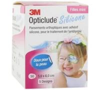 3M™ Opticlude™ Silicone Girl Mini 5,0 x 6,0 cm Pansement(S) 50 pc(s)