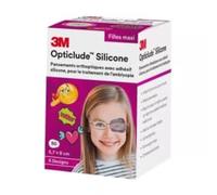 3M Opticlude™ Silicone Pansements orthoptiques filles - Taille maxi 5,7cm x 8cm - 50 unités