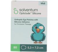 3M Opticlude Silicone Pansements Orthoptiques Midi 50 Pièces