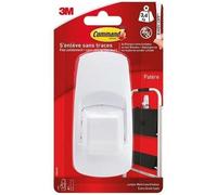 3M - Patère adhésive - 1 tête - Supporte 3,4 kg - Blanc - Lot de 1