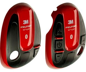 3M PELTOR Caches pour casque WS ALERT, rouge, 1 paire (gauche%2droite), 210300-664-RD/1 x1 morceau