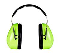 3M Peltor Casque antibruit Optime II H520A - Fluo - Serre tête - Vert Neon - Taille unique