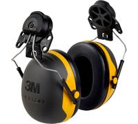 3M PELTOR Casque antibruit, X2P3E fixation au casque, jaune, SNR=30 dB avec adaptateur de casque P3E incl. Z3AF M-984 Adaptateur de plaque arrière de casque pour Versaflo série M M-100 M-106 M-107 &am
