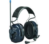 3M PELTOR LiteCom Casque Sans fil Arceau Noir, Bleu