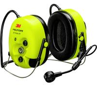 Casque antibruit 3M Peltor WS ProTac XPI Prise FLX2 pour connexion d'appareils externes, tour de cou, Bluetooth, jaune, MT15H7BWS6-111 x1 morceau