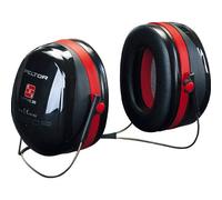 3M™ Peltor™ Optime™ III Cache-Oreilles, 35 DB, Noir/Rouge, Cou, H540B-412-SV