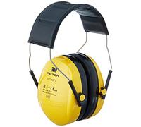 3M Peltor Protège-oreilles Optime I H510A ; protège-oreilles léger avec coussinets moelleux, protection auditive contre les niveaux de bruit dans la plage de 87 à 98 dB (SNR 27 dB), jaune, lot de 1 (l'emballage peut varier)