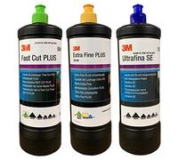 3M Perfect-it III Kit de polissage et de polissage triple - Fast Cut Plus Extreme, Extra Fine Plus et Ultra Fina SE