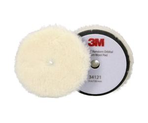 3M Perfect-it Tampon de polissage avec peau à polir pour machine à polir excentrique, medium, blanc, 130 mm, 34121 (paquet = 2 pièces) x1 morceau