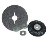 3M Plateau d'appui haute performance, noir, 115 mm, M14, nervuré #09583 x1 morceau