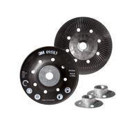 3M Plateau support pour disques fibre, noir, 180 mm, M14, nervuré #09921AAA x5 morceau