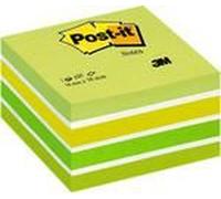 3m Post-It Bloc Cube, Vert Pastel, 76 X 76 Mm