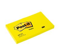 3M Post-it Notes 655NGE, 127 x 76 mm, jaune fluo, 1 bloc de 100 feuilles x12 morceau
