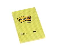 3m - Post It Repositionnable 102x152 Jaune 5x5 - Bloc De 100f
