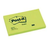 3m - Post It Repositionnable Neon 76x127mm Vert - Bloc De 100f G