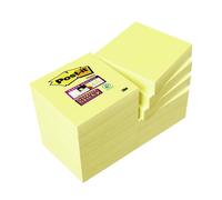 3M Post-it Super Sticky Notes 62212SY, 48 mm x 48 mm, jaune, 12 blocs de 90 feuilles x24 morceau
