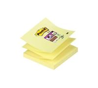 3m post-it super sticky z-notes, 76 x 127 mm, kanariengelb haftnotizen, 90 blatt block (r350-12ss-cy bp840)